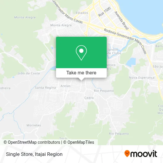 Single Store map
