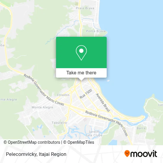 Pelecomvicky map