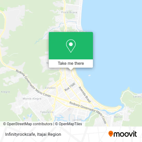 Infinityrockcafe map