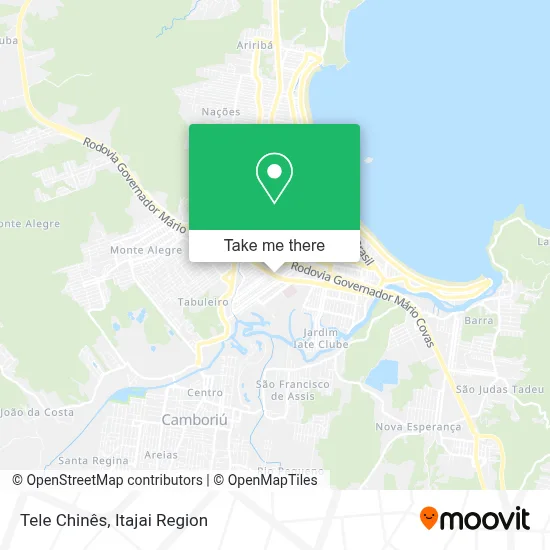 Tele Chinês map