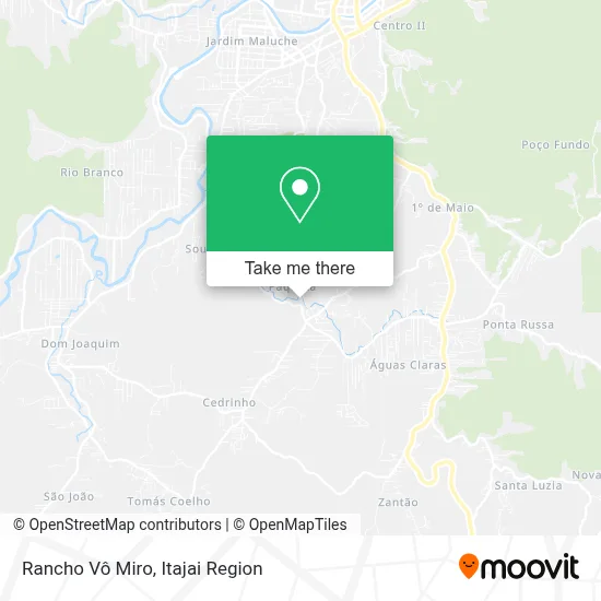 Rancho Vô Miro map