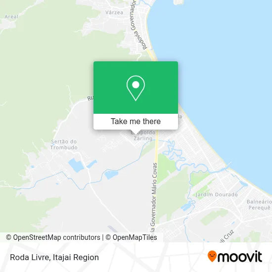 Roda Livre map