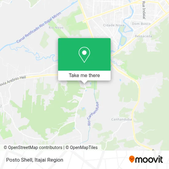 Posto Shell map