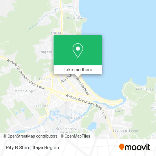 Pity B Store map