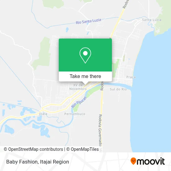 Moda Baby map
