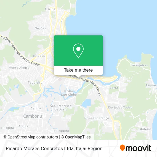 Ricardo Moraes Concretos Ltda map