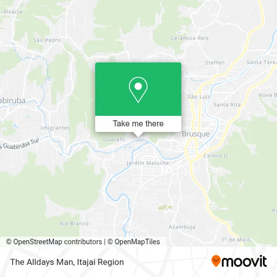 The Alldays Man map