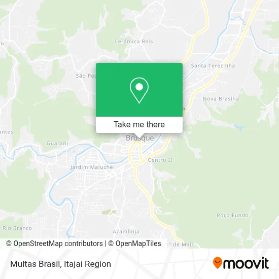 Multas Brasil map