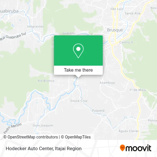 Hodecker Auto Center map