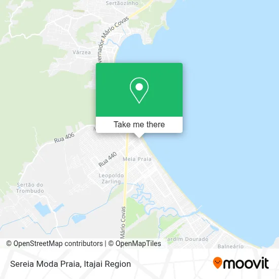 Sereia Moda Praia map