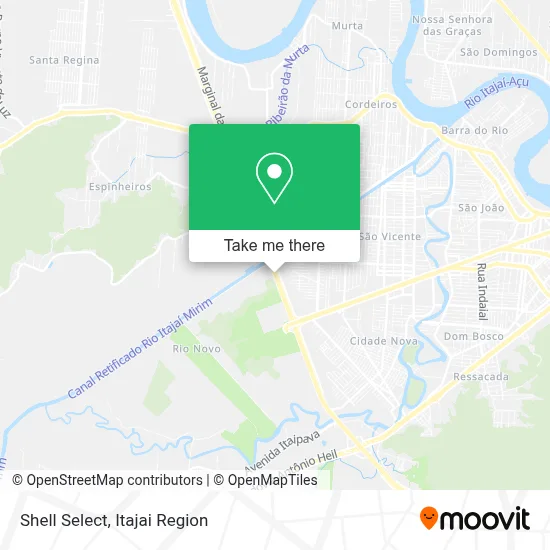 Shell Select map