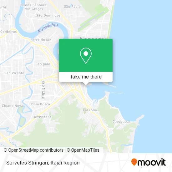 Sorvetes Stringari map