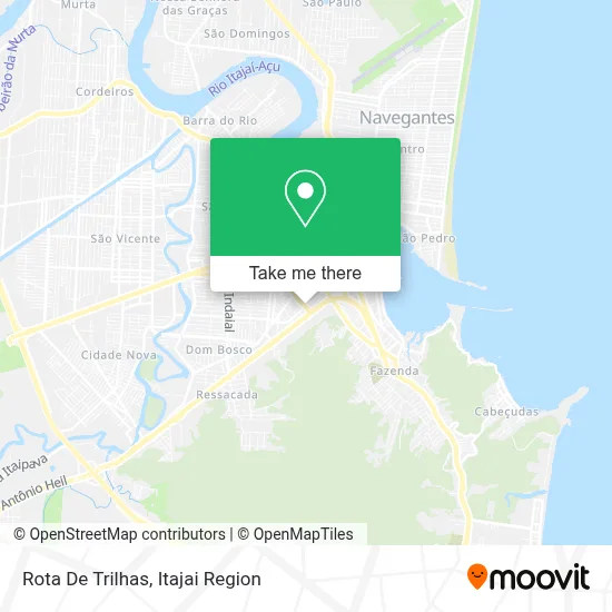 Rota De Trilhas map
