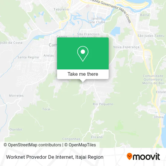 Worknet Provedor De Internet map