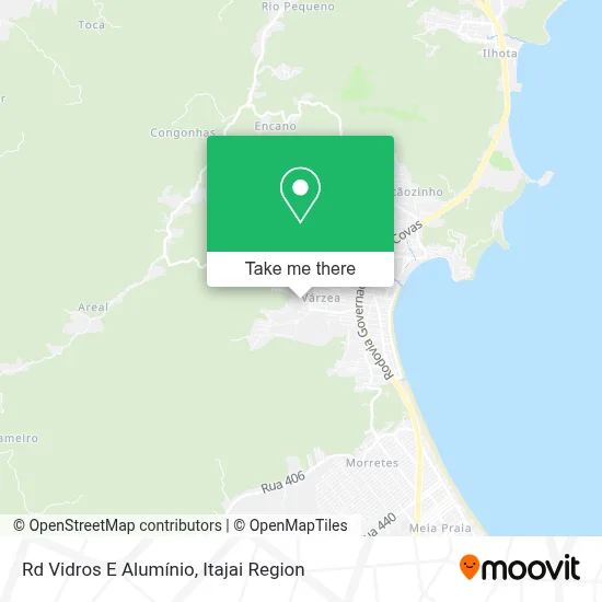 Rd Vidros E Alumínio map