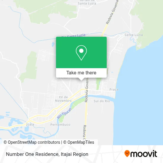 Number One Residence map