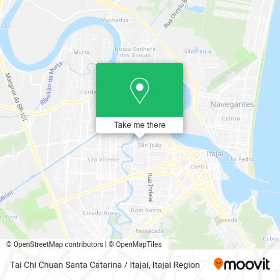 Tai Chi Chuan Santa Catarina / Itajaí map