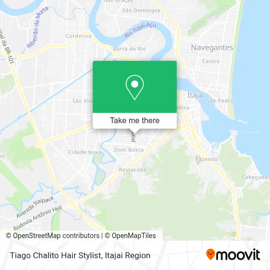 Tiago Chalito Hair Stylist map