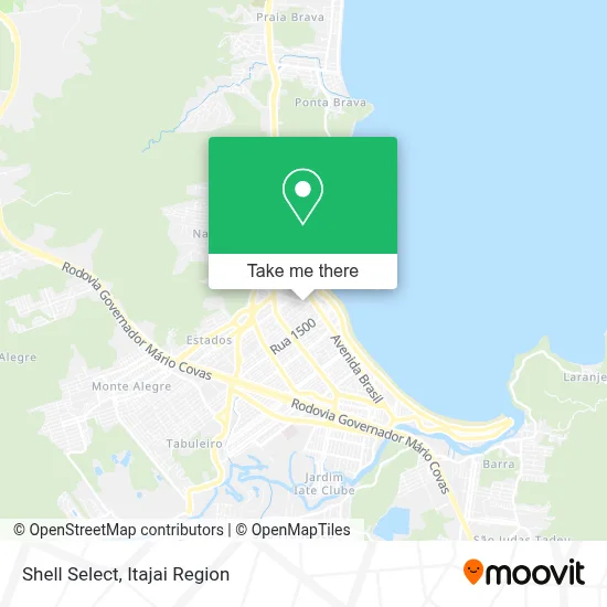 Shell Select map