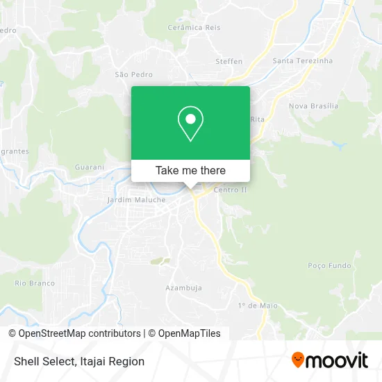 Shell Select map