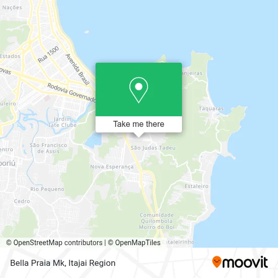 Bella Praia Mk map