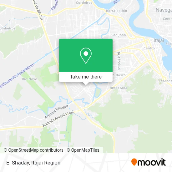El Shaday map