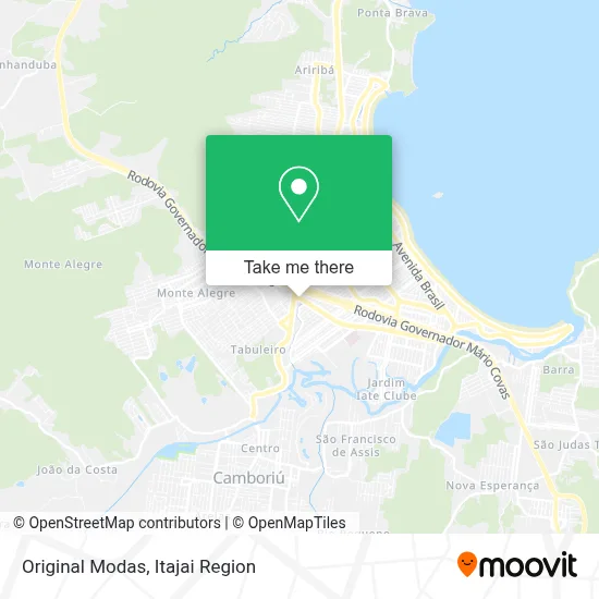 Original Modas map