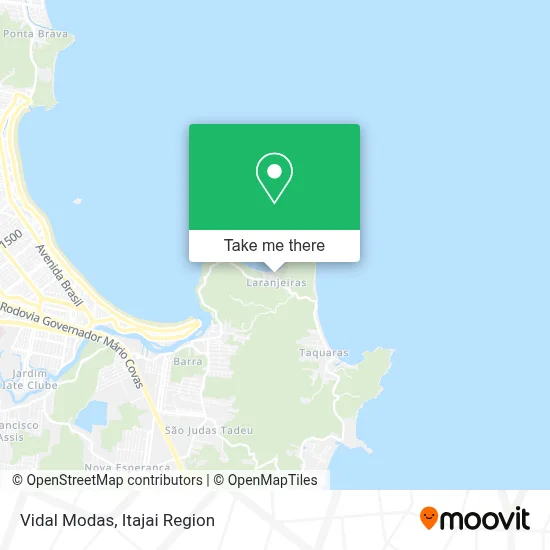 Vidal Modas map