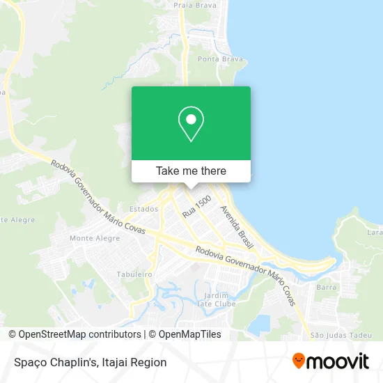 Spaço Chaplin's map
