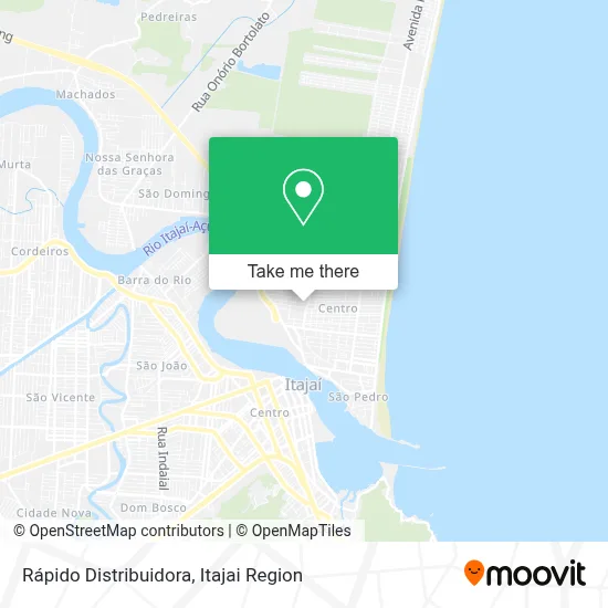 Rápido Distribuidora map