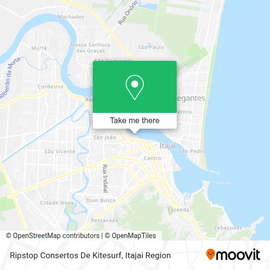 Ripstop Consertos De Kitesurf map