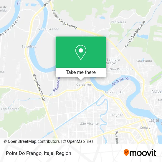 Point Do Frango map