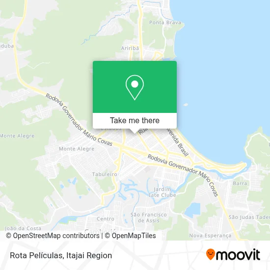 Rota Películas map