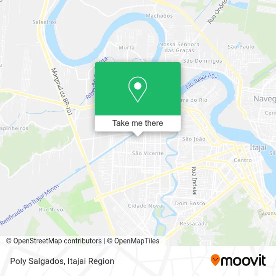 Poly Salgados map