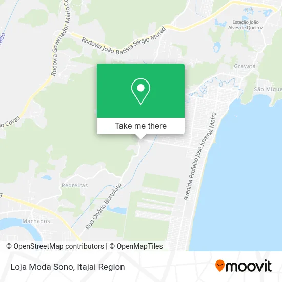 Loja Moda Sono map