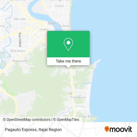 Pagauto Express map