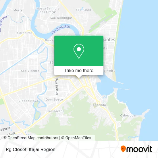 Rg Closet map
