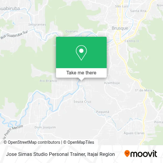 Jose Simas Studio Personal Trainer map