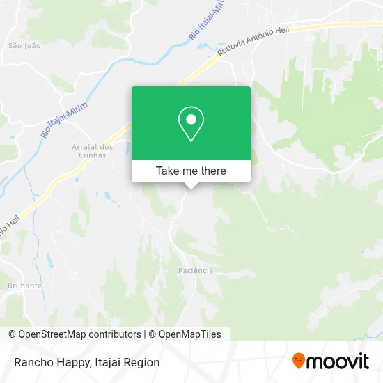 Rancho Happy map