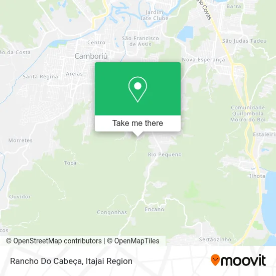 Rancho Do Cabeça map