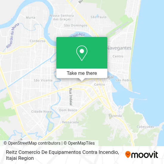 Reitz Comercio De Equipamentos Contra Incendio map