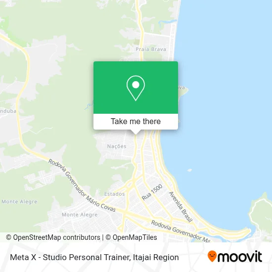 Meta X - Studio Personal Trainer map