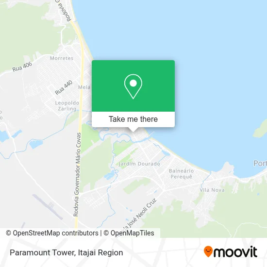 Paramount Tower map
