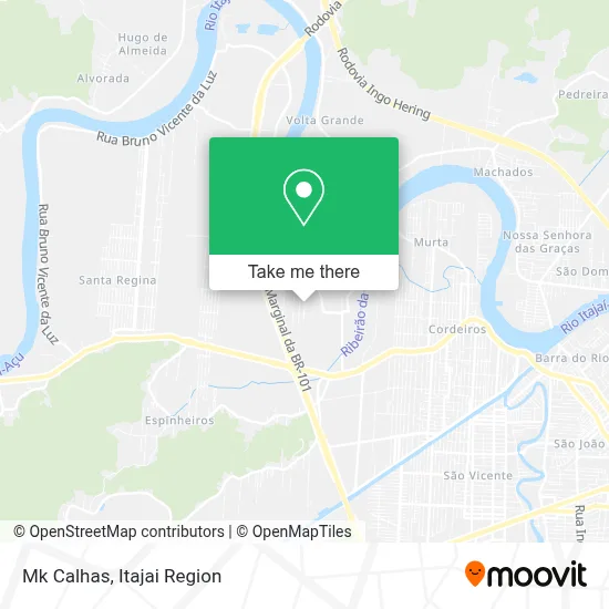 Mk Calhas map