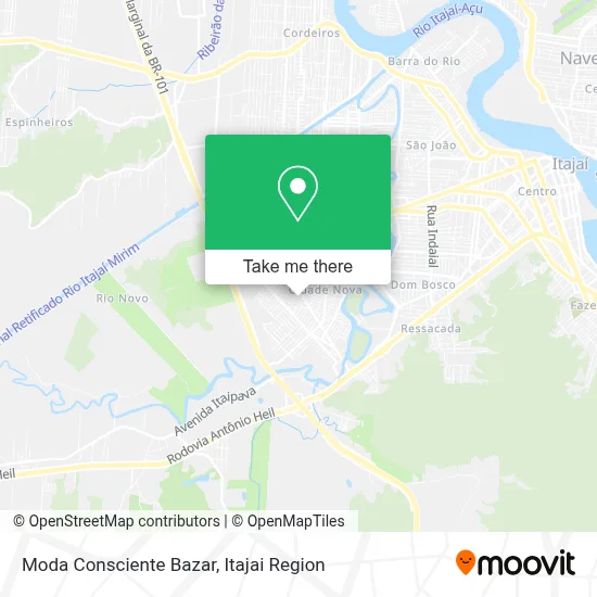 Moda Consciente Bazar map