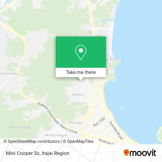 Mini Cooper Sc map