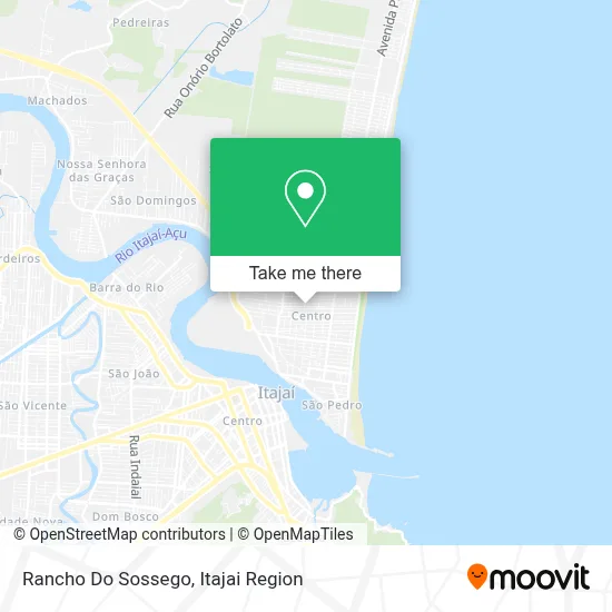 Rancho Do Sossego map