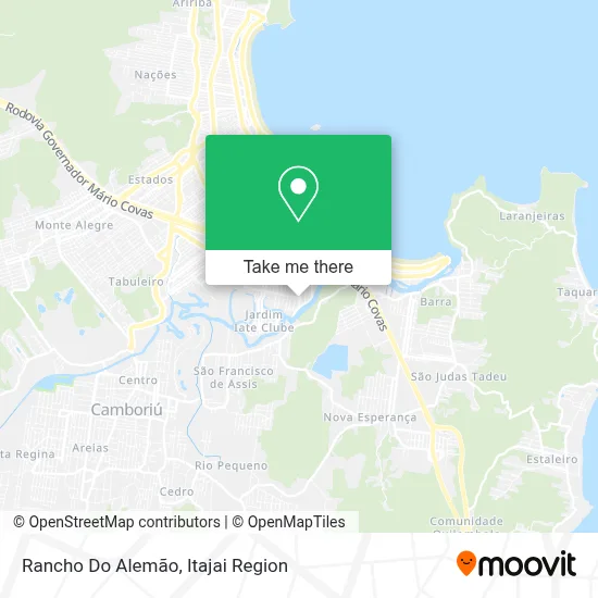 Rancho Do Alemão map