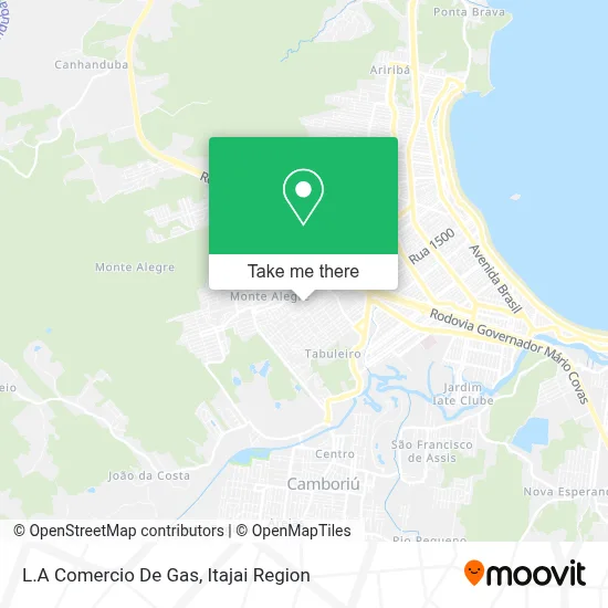 L.A Comercio De Gas map