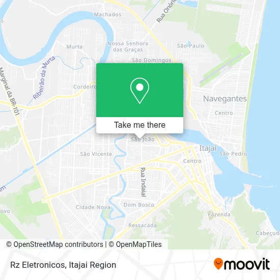 Rz Eletronicos map